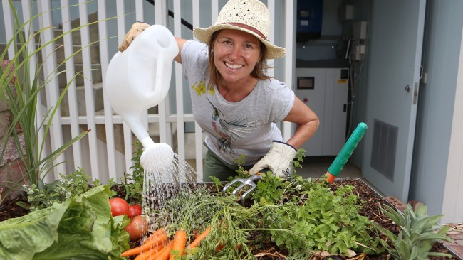 Sustainability matters: Jenny Marsh is happy with her recent decision to buy an off-plan apartment in “WA’s greenest” Evermore development in White Gum Valley. Picture: Justin Benson-Cooper