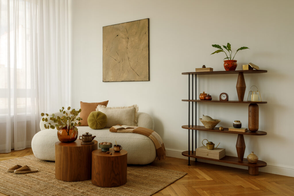 earthy colour tones furniture sets 