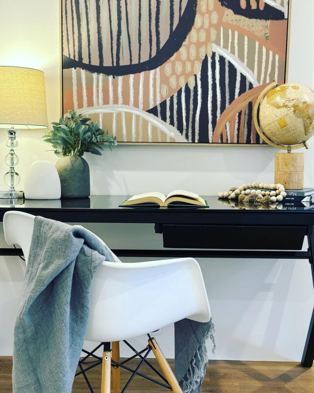 Home study space inspiration 📚📚 #homestudy #homeoffice #styledstudy #homestyling #homestagingperth #furniturefitoutsperth